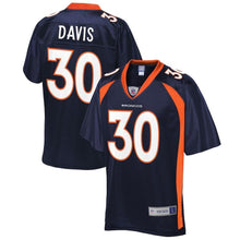 Load image into Gallery viewer, Terrell Davis Denver Broncos NFL Pro Line Retired Player Jersey - Navy