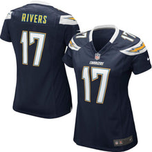 Load image into Gallery viewer, Philip Rivers Los Angeles Chargers Women's Game Jersey - Navy Blue