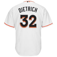 Load image into Gallery viewer, Derek Dietrich Miami Marlins Dodgers Baseball Player Jersey