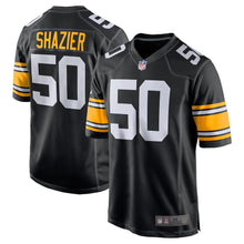 Load image into Gallery viewer, Men's Pittsburgh Steelers Ryan Shazier  Black Alternate American football jersey