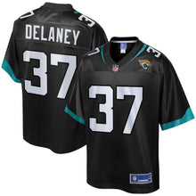Load image into Gallery viewer, Dee Delaney Jacksonville Jaguars NFL Pro Line Team Player Jersey - Black