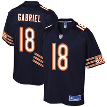 Load image into Gallery viewer, Taylor Gabriel Chicago Bears Pro Line Team Color Player Jersey – Navy 2018/2019