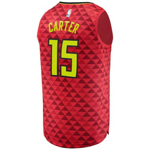 Load image into Gallery viewer, Vince Carter Atlanta Hawks Branded Fast Break Alternate Jersey – Red