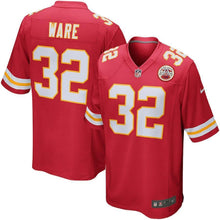 Load image into Gallery viewer, Spencer Ware Kansas City Chiefs Game Jersey - Red