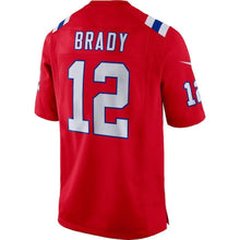 Load image into Gallery viewer, Tom Brady New England Patriots Red Super Bowl LII Bound Game Jersey 2019