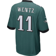 Load image into Gallery viewer, CARSON WENTZ PHILADELPHIA EAGLES JERSEY 2018 - 2019