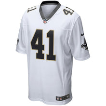 Load image into Gallery viewer, New Orleans Saints Alvin Kamara White Jersey 2018 - 2019