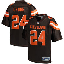 Load image into Gallery viewer, Nick Chubb Cleveland Browns Pro Line Player Jersey – Brown 2018/2019