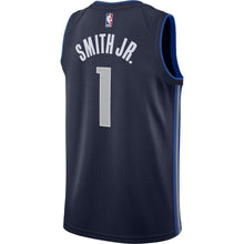 Load image into Gallery viewer, Dennis Smith Jr Dallas Mavericks Swingman Jersey - Statement Edition – Navy