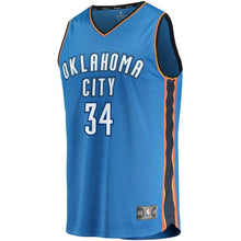 Load image into Gallery viewer, Tyler Davis Oklahoma City Thunder Branded Fast Break Jersey - Icon Edition - Blue