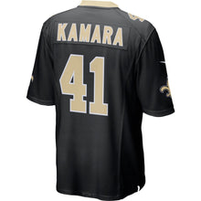 Load image into Gallery viewer, New Orleans Saints Alvin Kamara Black Jersey 2018 - 2019