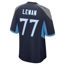 Load image into Gallery viewer, Tennessee Titans Taylor Lewan Navy Jersey 2018 - 2019