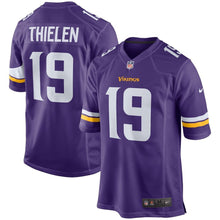 Load image into Gallery viewer, Minnesota Vikings Adam Thielen Purple Jersey 2018 - 2019