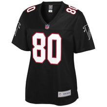 Load image into Gallery viewer, Andre Rison Atlanta Falcons Pro Line Women's Retired Player Jersey – Black 2018/2019