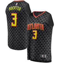 Load image into Gallery viewer, Kevin Huerter Atlanta Hawks Branded Fast Break Jersey - Icon Edition - Black