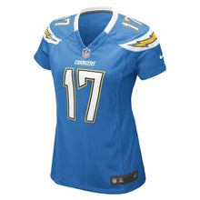 Load image into Gallery viewer, Philip Rivers Los Angeles Chargers Women's Game Jersey - Light Blue