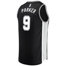 Load image into Gallery viewer, Tony Parker San Antonio Spurs Branded Youth Fast Break Jersey Black - Icon Edition 2018/2019