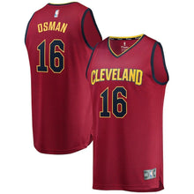 Load image into Gallery viewer, Cedi Osman Cleveland Cavaliers Branded Fast Break Player Jersey - Icon Edition – Wine