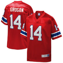 Load image into Gallery viewer, Steve Grogan New England Patriots Pro Line Retired Player Jersey – Red 2018/2019