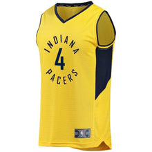 Load image into Gallery viewer, Victor Oladipo Indiana Pacers Branded Youth Fast Break Jersey - Statement Edition – Gold 2018/2019