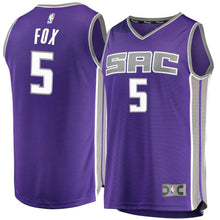 Load image into Gallery viewer, De'Aaron Fox Sacramento Kings Branded Fast Break Jersey Purple - Icon Edition
