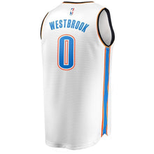 Load image into Gallery viewer, Russell Westbrook Oklahoma City Thunder Branded Youth Fast Break Jersey White - Association Edition 2018/2019