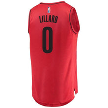 Load image into Gallery viewer, Damian Lillard Portland Trail Blazers Branded Youth Fast Break Jersey Red - Statement Edition 2018/2019