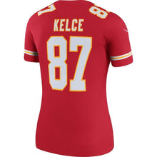 Load image into Gallery viewer, Travis Kelce Kansas City Chiefs Women's Color Rush Legend Jersey - Red