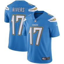 Load image into Gallery viewer, Philip Rivers Los Angeles Chargers Vapor Untouchable Limited Jersey - Powder Blue