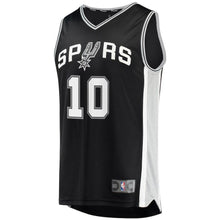 Load image into Gallery viewer, DeMar DeRozan San Antonio Spurs Branded Youth Fast Break Jersey Black - Icon Edition 2018/2019