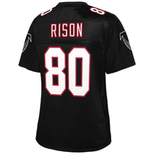 Load image into Gallery viewer, Andre Rison Atlanta Falcons Pro Line Women's Retired Player Jersey – Black 2018/2019