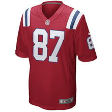 Load image into Gallery viewer, New England Patriots Rob Gronkowski Red Jersey 2018 - 2019