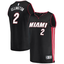 Load image into Gallery viewer, Wayne Ellington Miami Heat Branded Fast Break Player Jersey - Icon Edition – Black