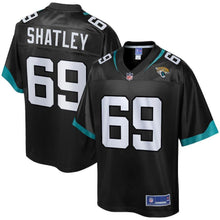 Load image into Gallery viewer, Tyler Shatley Jacksonville Jaguars NFL Pro Line Team Player Jersey - Black