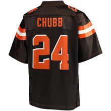 Load image into Gallery viewer, Nick Chubb Cleveland Browns Pro Line Player Jersey – Brown 2018/2019
