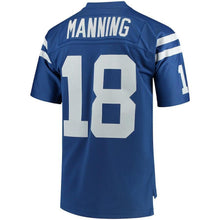 Load image into Gallery viewer, Peyton Manning Indianapolis Colts Mitchell &amp; Ness Retired Player Replica Jersey - Royal