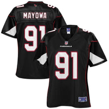 Load image into Gallery viewer, Benson Mayowa Arizona Cardinals Pro Line Women's Player Jersey – Black 2018/2019