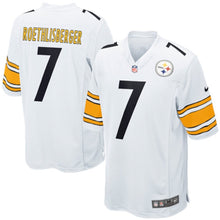 Load image into Gallery viewer, Pittsburgh Steelers Ben Roethlisberger White Jersey 2018 - 2019