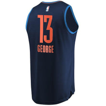 Load image into Gallery viewer, Paul George Oklahoma City Thunder Branded Youth Fast Break Jersey - Statement Edition – Navy 2018/2019