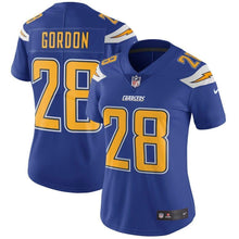 Load image into Gallery viewer, Melvin Gordon III Los Angeles Chargers Women's Vapor Untouchable Color Rush Limited Player Jersey - Royal