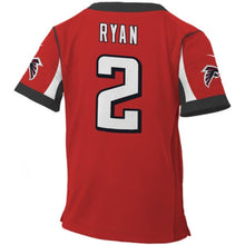 Load image into Gallery viewer, Matt Ryan Atlanta Falcons Preschool Game Jersey - Red 2018/2019