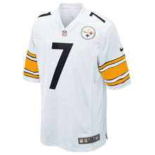 Load image into Gallery viewer, Pittsburgh Steelers Ben Roethlisberger White Jersey 2018 - 2019