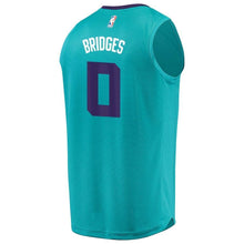Load image into Gallery viewer, Miles Bridges Charlotte Hornets Branded Youth 2018 NBA Draft First Round Pick Fast Break Jersey Teal – Icon Edition 2018/2019