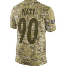 Load image into Gallery viewer, T.J. Watt Pittsburgh Steelers Salute to Service Limited Jersey – Camo 2018/2019