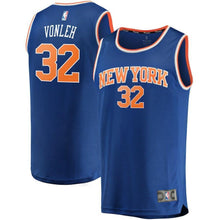 Load image into Gallery viewer, Noah Vonleh New York Knicks Branded Fast Break Jersey - Icon Edition - Blue