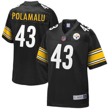 Load image into Gallery viewer, Troy Polamalu Pittsburgh Steelers Pro Line Retired Player Jersey – Black 2018/2019