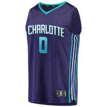 Load image into Gallery viewer, Miles Bridges Charlotte Hornets Branded Fast Break Alternate Jersey – Purple