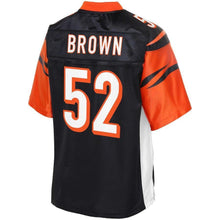 Load image into Gallery viewer, Preston Brown Cincinnati Bengals Pro Line Player Jersey – Black 2018/2019