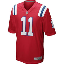 Load image into Gallery viewer, Julian Edelman New England Patriots Game Jersey - Red 2018/2019