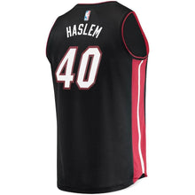 Load image into Gallery viewer, Udonis Haslem Miami Heat Branded Fast Break Player Jersey - Icon Edition – Black
